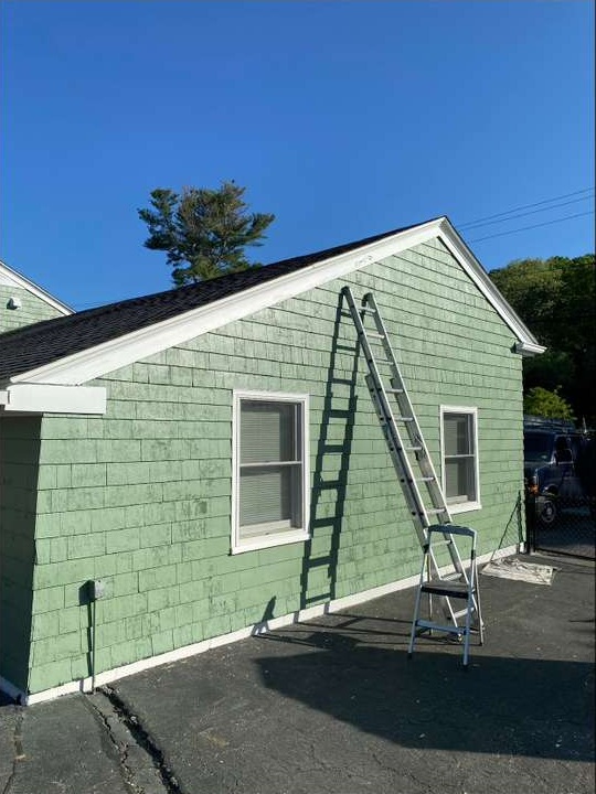 House siding after premium painting